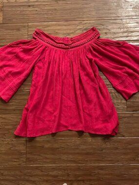 Sun & Shadow Women’s Pink Short Sleeve Size M